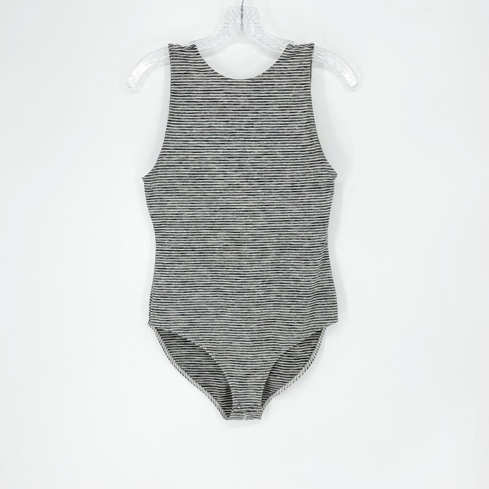 American Eagle Sleeveless Stripe Bodysuit Size Medium